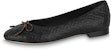 (W) Kasut Louis Vuitton LV Nina Flat Ballerina 'Black Monogram' 1ABHB3