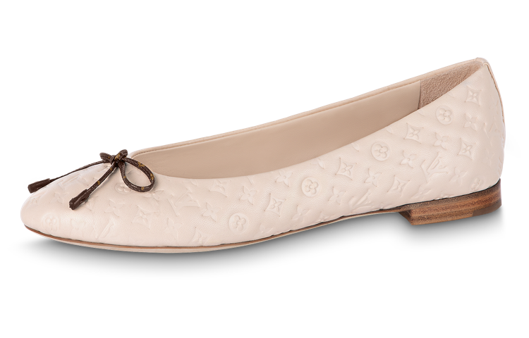 (Women) Louis Vuitton LV Nina Flat Ballerina Shoes 'Pink Monogram' 1ABHCV