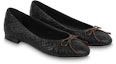 Order (W) Kasut Louis Vuitton LV Nina Flat Ballerina 'Black Monogram' 1ABHB3