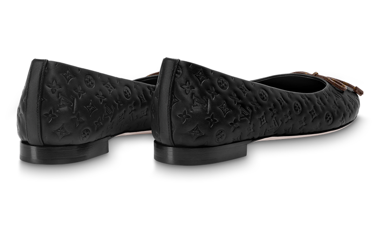 Lookbook 路易威登 NINA 牛皮 套腳 時尚百搭 芭蕾舞鞋 女款 黑色