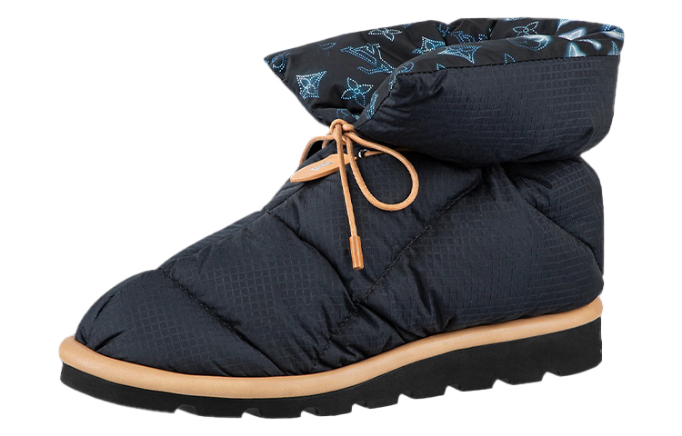 (Women) Louis Vuitton LV Pillow Comfort Ankle Boots 'Navy' 1A9RF