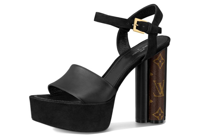 (Women) Louis Vuitton LV Podium Platform 'Black Brown' 1A7U6W