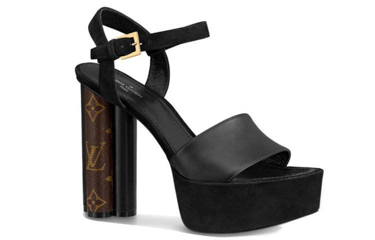 Order (W) Louis Vuitton LV Podium Platform 'Hitam Coklat' 1A7U6W