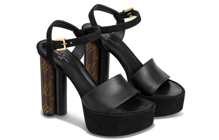 Lookbook (W) Louis Vuitton LV Podium Platform 'Hitam Coklat' 1A7U6W