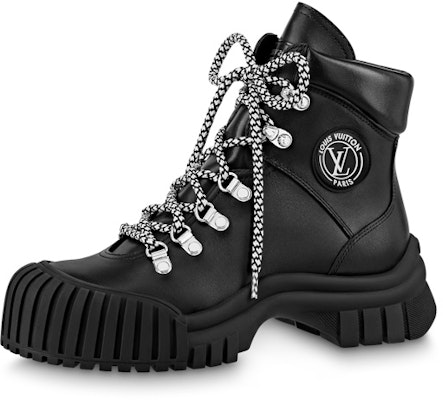 (Women) Louis Vuitton LV Ruby Flat Ranger Boots 'Black' 1AAM5U Buy (Women) Louis Vuitton LV Ruby Flat Ranger Boots 'Black' 1AAM5U