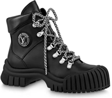 (Women) Louis Vuitton LV Ruby Flat Ranger Boots 'Black' 1AAM5U Order (Women) Louis Vuitton LV Ruby Flat Ranger Boots 'Black' 1AAM5U