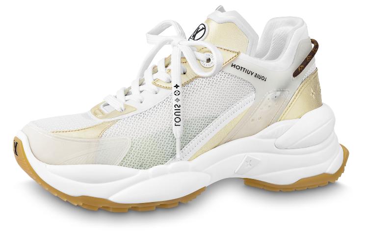 (Women) Louis Vuitton LV Run 55 Trainers 'White Gold' 1AAP5T