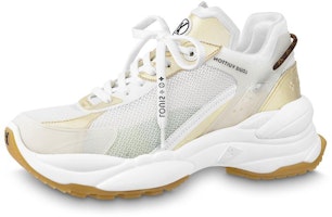 (Women) Louis Vuitton LV Run 55 Trainers 'White Gold' 1AAP5T (Women) Louis Vuitton LV Run 55 Trainers 'White Gold' 1AAP5T