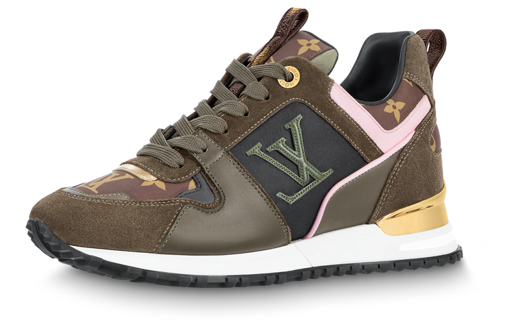 (Women) Louis Vuitton LV Run Away Sneakers 'Brown' 1AAP4L