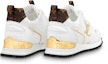 Shop (W) Kasut Louis Vuitton LV Run Away 'Putih dengan Logo Emas' 1AAP3L