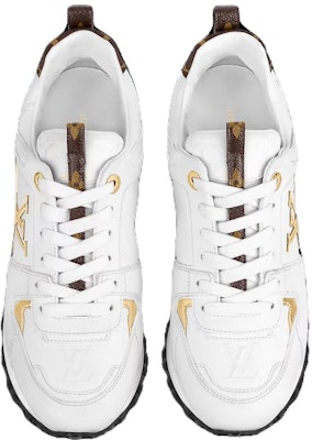 (Women) Louis Vuitton LV Run Away Sneakers 'White with Gold Logo' 1AAP3L Purchase (Women) Louis Vuitton LV Run Away Sneakers 'White with Gold Logo' 1AAP3L