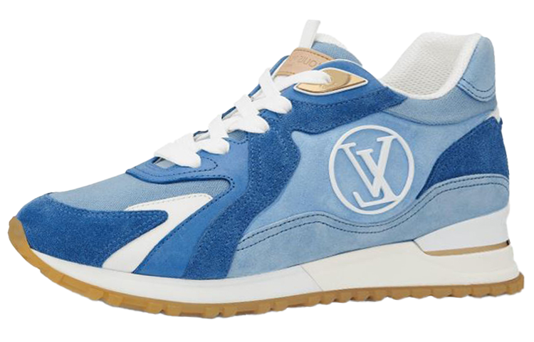 (Women) Louis Vuitton LV Run Away Sneakers Blue 1A643P