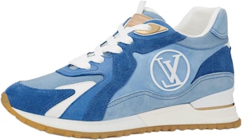 (Women) Louis Vuitton LV Run Away Sneakers Blue 1A643P (Women) Louis Vuitton LV Run Away Sneakers Blue 1A643P
