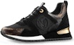 Buy (W) Louis Vuitton LV Run Away Kasut Sukan Hitam 1A3CVZ