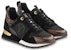 (W) Louis Vuitton LV Run Away Kasut Sukan Hitam 1A3CVZ