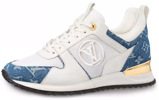 (Women) Louis Vuitton LV Run Away Sports Shoes Blue/White 1A4WOY (Women) Louis Vuitton LV Run Away Sports Shoes Blue/White 1A4WOY