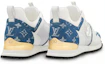 Lookbook (W) Louis Vuitton LV Run Away Baskets Sport Bleu/Blanc 1A4WOY