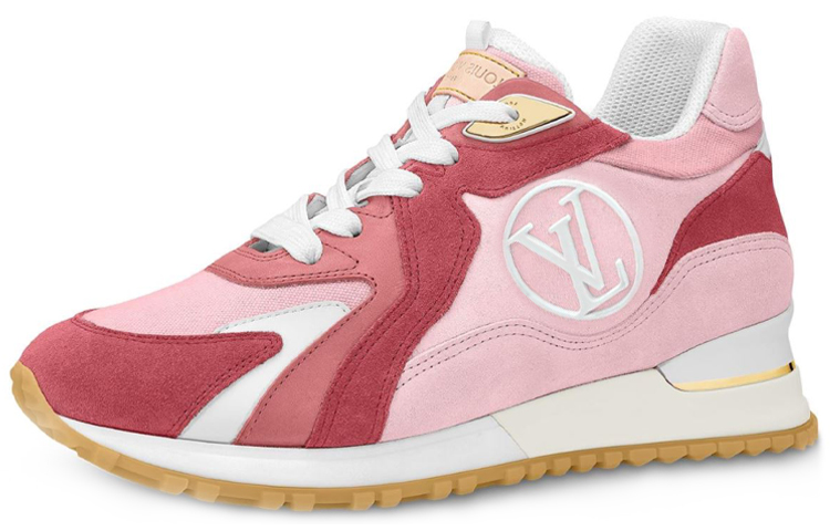 (Women) Louis Vuitton LV Run Away Sports Shoes Pink 1A6439