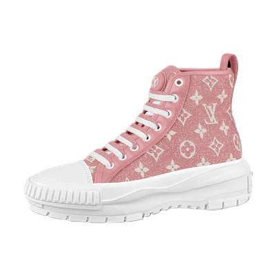(W) LV LV Squad Ankle Sneakers 'Pink Monogram'