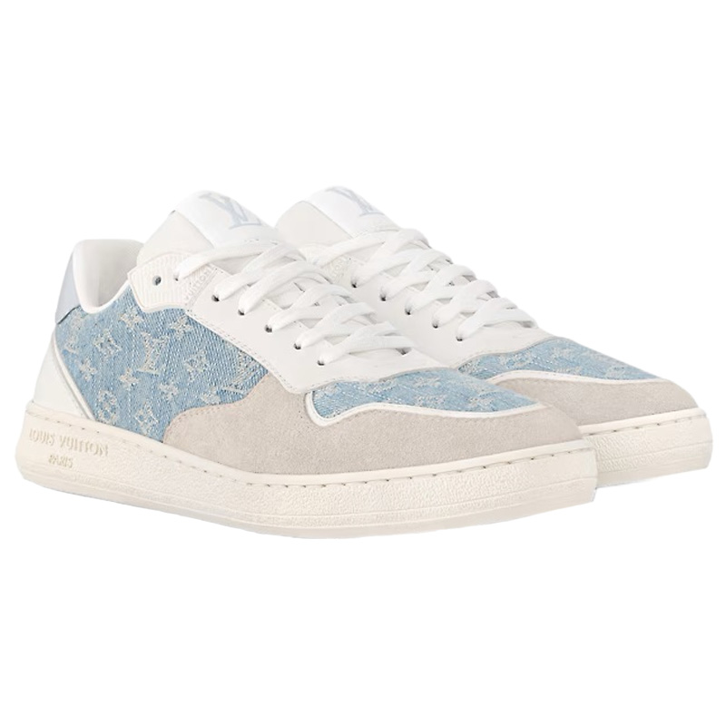 (W) LV LV Stadium Low 'Light Blue Denim Monogram' 圖 4