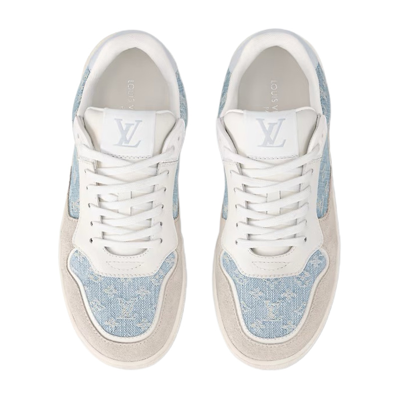 (W) LV LV Stadium Low 'Light Blue Denim Monogram' 圖 5