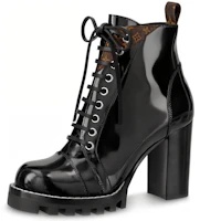 (Women) Louis Vuitton LV Star Trail Ankle Boots 'Black with Conor Monogram' 1A5MZU (Women) Louis Vuitton LV Star Trail Ankle Boots 'Black with Conor Monogram' 1A5MZU