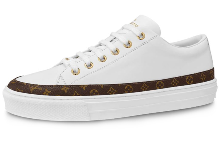 (Women) Louis Vuitton LV Stellar Calfskin Sports Shoes White 1A67Q8