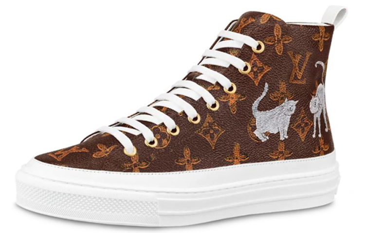 Buy (W) Louis Vuitton LV Stellar Baskets Montantes Marron 1A52OF