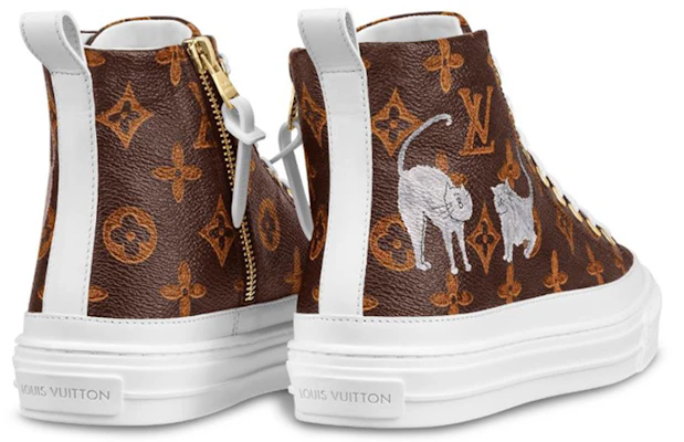 (W) Louis Vuitton LV Stellar Baskets Montantes Marron 1A52OF Shop (W) Louis Vuitton LV Stellar Baskets Montantes Marron 1A52OF