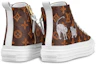 Shop (W) Louis Vuitton LV Stellar Baskets Montantes Marron 1A52OF