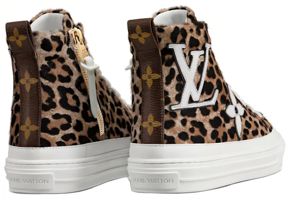 (W) Louis Vuitton Zapatillas Altas LV Stellar Leopard 'Marrón Amarillo' 1A5NPK Purchase (W) Louis Vuitton Zapatillas Altas LV Stellar Leopard 'Marrón Amarillo' 1A5NPK