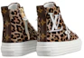 Purchase (W) Louis Vuitton Zapatillas Altas LV Stellar Leopard 'Marrón Amarillo' 1A5NPK