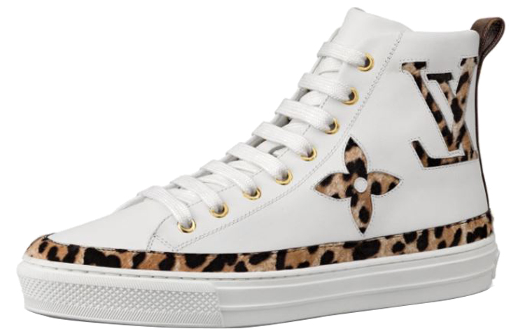Buy (W) Louis Vuitton LV Stellar Hoge Sneakers Wit Sportschoenen 1A5NP2