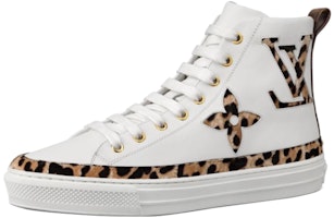 (Women) Louis Vuitton LV Stellar High-Top Sports Shoes White 1A5NP2 (Women) Louis Vuitton LV Stellar High-Top Sports Shoes White 1A5NP2