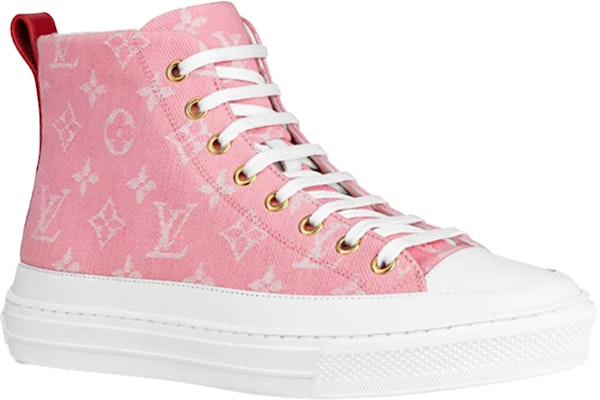 (Women) Louis Vuitton LV Stellar High-Top Sports Shoes Pink 1A7RQS Order (Women) Louis Vuitton LV Stellar High-Top Sports Shoes Pink 1A7RQS