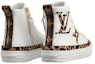 Lookbook (W) Louis Vuitton LV Stellar Kasut Sukan Tinggi Putih 1A5NP2