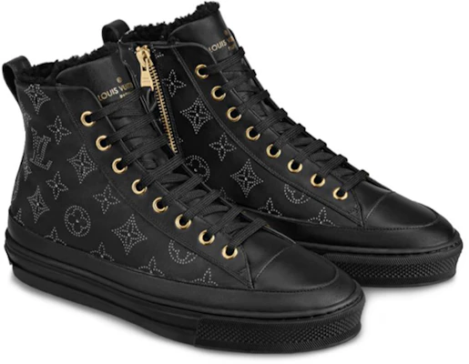 (W) Louis Vuitton LV Stellar High-Top Sneaker ''Schwarz Monogramm'' 1A87UV Lookbook (W) Louis Vuitton LV Stellar High-Top Sneaker ''Schwarz Monogramm'' 1A87UV