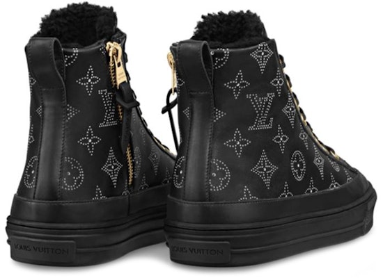(Women) Louis Vuitton LV Stellar High-Top Sports Shoes 'Black Monogram' 1A87UV Shop (Women) Louis Vuitton LV Stellar High-Top Sports Shoes 'Black Monogram' 1A87UV