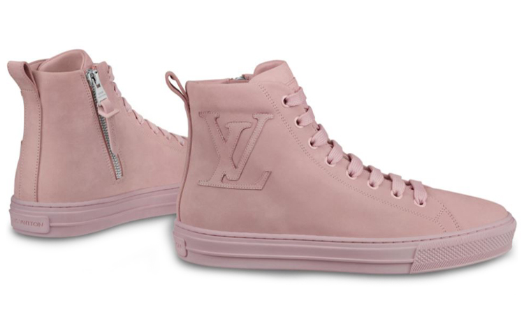 Purchase (W) Louis Vuitton Zapatillas Altas LV Stellar Rosa 1A5MQL