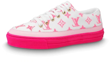 (Women) Louis Vuitton LV Stellar Low-Top Sneaker Pink/White 1A65TM (Women) Louis Vuitton LV Stellar Low-Top Sneaker Pink/White 1A65TM