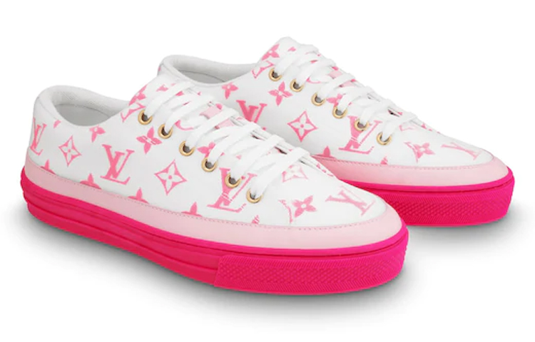 Order (W) Louis Vuitton LV Stellar Sneaker Basso Rosa/Bianco 1A65TM
