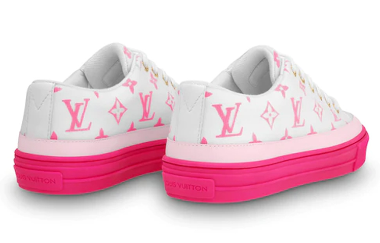Shop (W) Louis Vuitton LV Stellar Zapatillas Bajas Rosa/Blanco 1A65TM