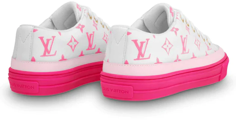 (W) Louis Vuitton LV Stellar Sneaker Basso Rosa/Bianco 1A65TM Shop (W) Louis Vuitton LV Stellar Sneaker Basso Rosa/Bianco 1A65TM