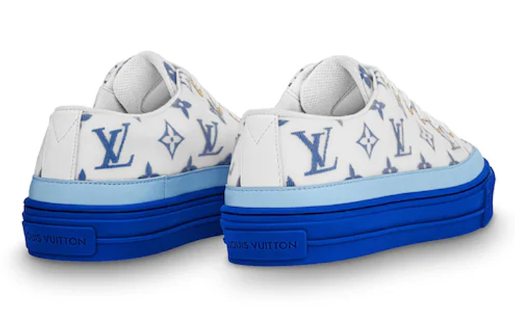 Shop (W) Zapatillas Louis Vuitton LV Stellar Blancas/Azules Bajas 1A65U