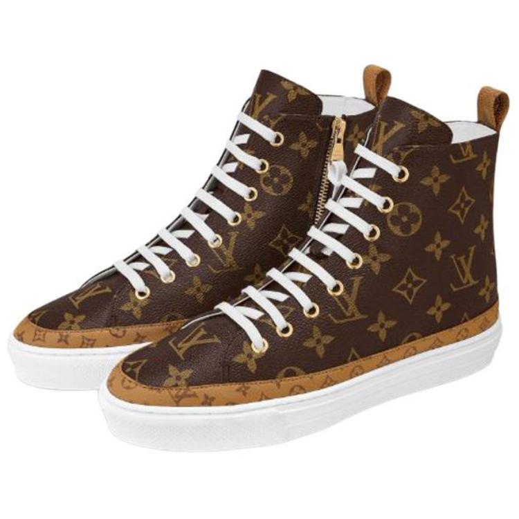 Shop (W) Louis Vuitton LV Stellar Monogram Hoge Sportschoenen Multi 1A65UU