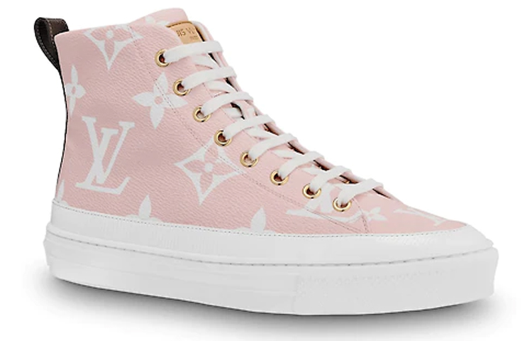 Order (W) Louis Vuitton LV Stellar Sepatu Boot 'Merah Muda Biru' 1A5U0B