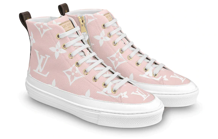 Lookbook (W) Louis Vuitton LV Stellar Sepatu Boot 'Merah Muda Biru' 1A5U0B