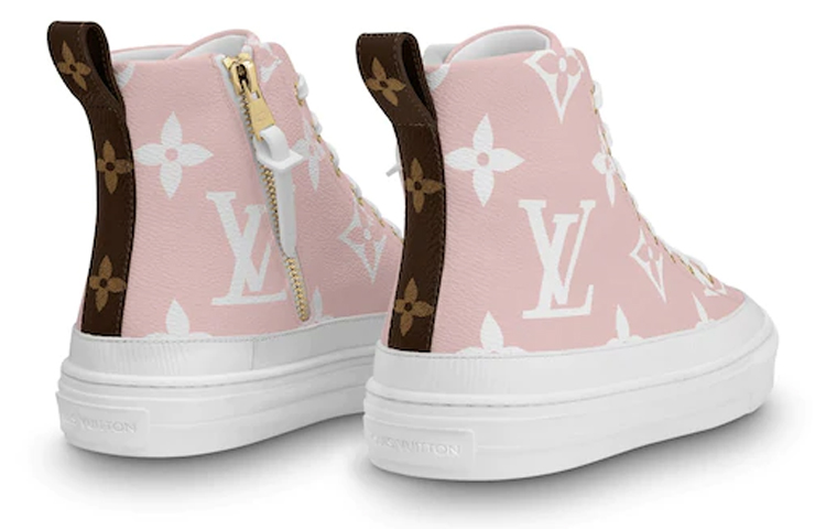 Shop (W) Louis Vuitton LV Stellar Sepatu Boot 'Merah Muda Biru' 1A5U0B