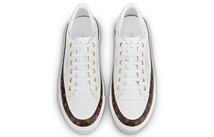 Purchase (W) Sepatu Olahraga Putih Louis Vuitton LV Stellar 1A87T4