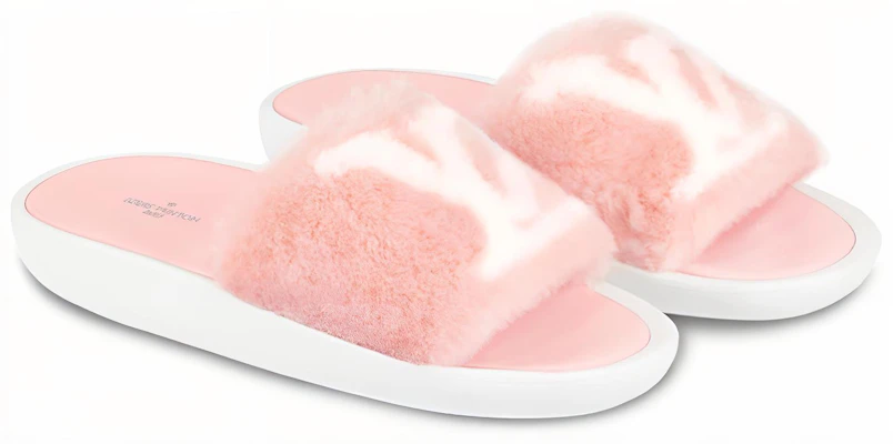 (W) Louis Vuitton LV Sunbath Flat Mules ''Rose Claire'' Damen Sandalen Rosa 1A4Y4E Lookbook (W) Louis Vuitton LV Sunbath Flat Mules ''Rose Claire'' Damen Sandalen Rosa 1A4Y4E